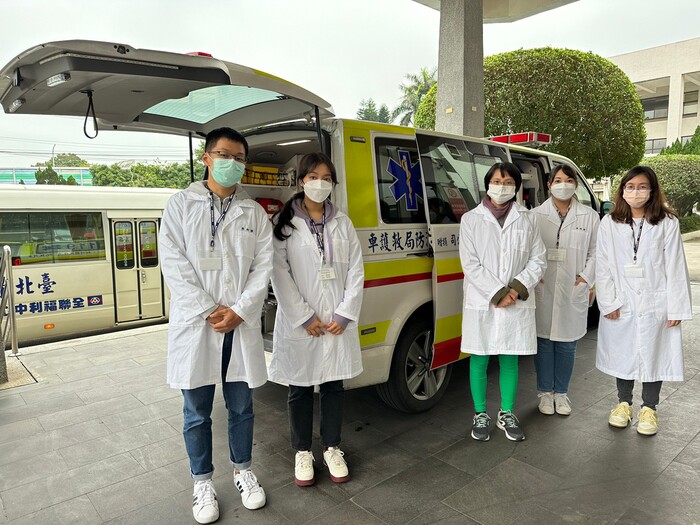 觀摩新竹地區救護車設備及了解急診救護流程